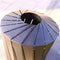 36" Large Capacity Commercial Outdoor Modern Trash Waste Garbage Bin With Top Cover (SAK62597) SAKSBY -  Top View