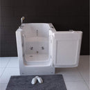 36-Inch Premium 1-Person Walk-In Whirlpool Hydromassage Bathtub (SAK59163) - Saksby Wholesale - Lifestyle Front View With Door Opened