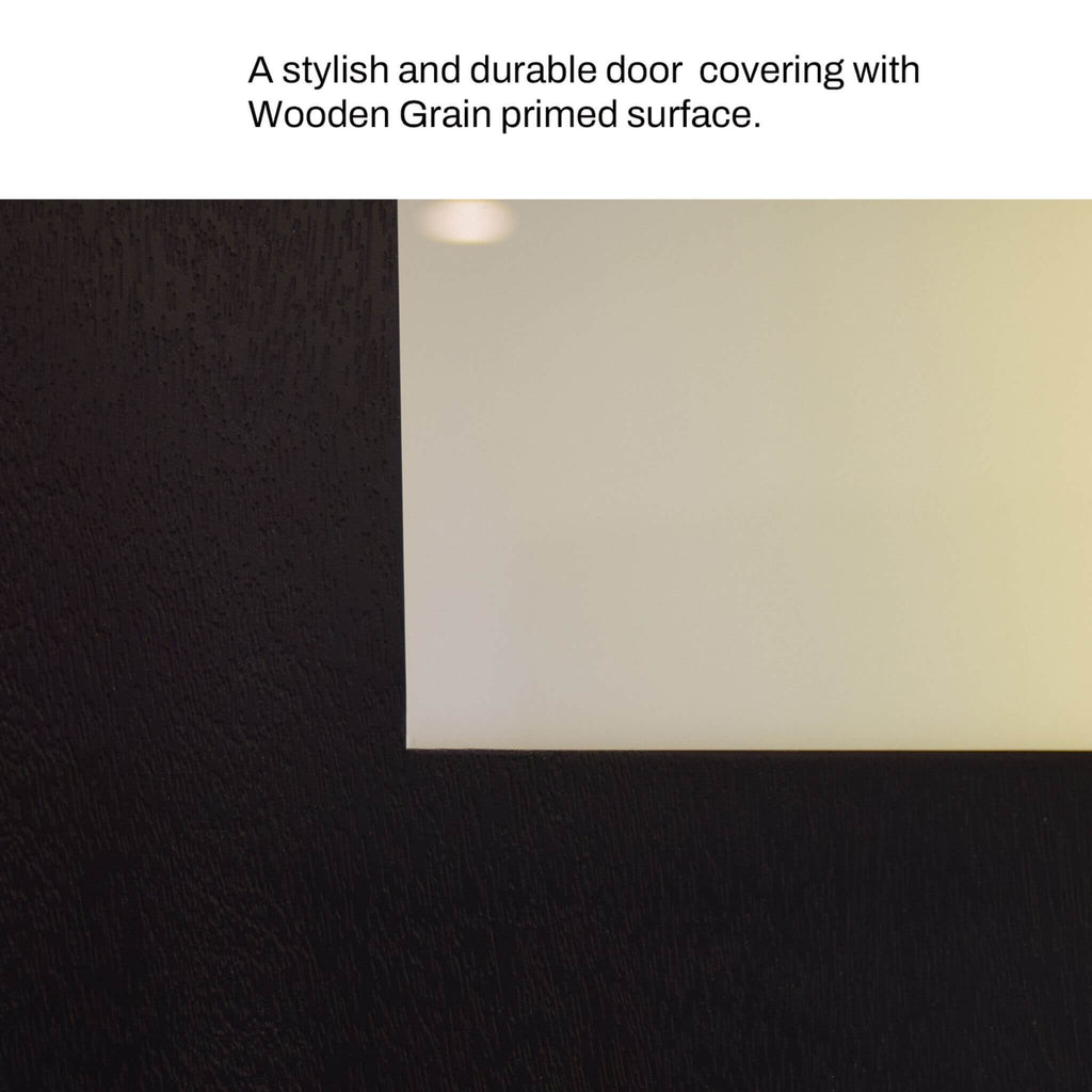 [36X80-Inch] Nuvia Contemporary Frosted Glass Fiberglass Front Door With 6-9/16 White Vinyl Frame (SAK78420) - Saksby Wholesale - Surface Details