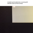 [36X80-Inch] Nuvia Modern Black Left Inswing Fiberglass Entry Door With 4-9/16 White Vinyl Frame (SAK52910) - Saksby Wholesale - Surface Details