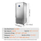 370L Commercial Freestanding Blast Freezer With 15 Trays For Chilling Seafood & Gelato (SAK98170)