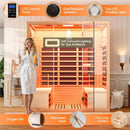 4-Person Low EMF Canadian Hemlock Infrared Sauna With Bluetooth (SAK29571) - Saksby Wholesale - Features