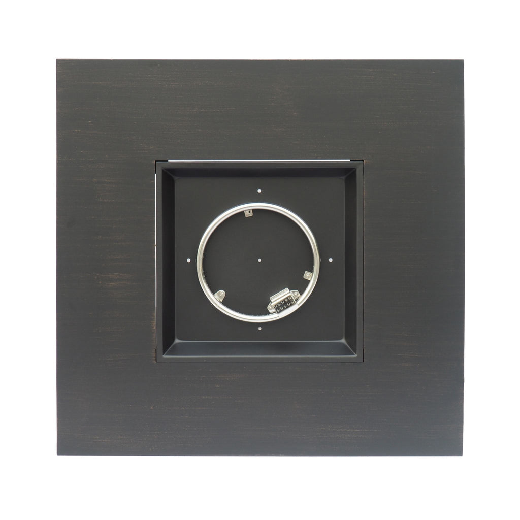 40-Inch 50K BTU Modern Outdoor Square Iron Backyard Patio Fire Pit (SAK31635) - Saksby Wholesale - Plug View