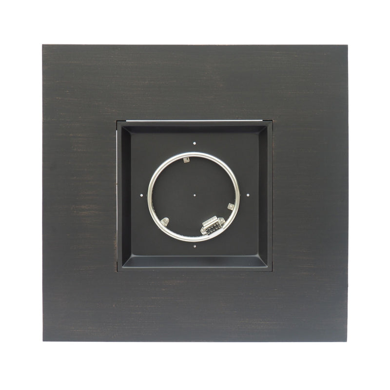 40-Inch 50K BTU Modern Outdoor Square Iron Backyard Patio Fire Pit (SAK31635) - Saksby Wholesale - Plug View