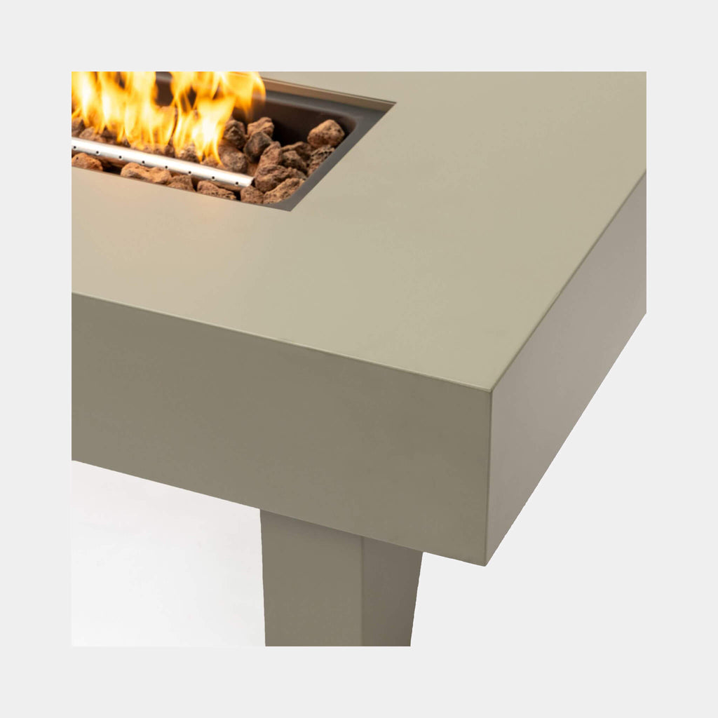 42 Inch 50K BTU Iron Liquid Propane Fire Pit Table With Glass Stones (SAK63845) - Saksby Wholesale - Material Details