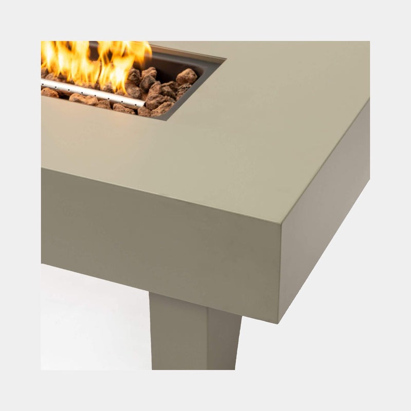42 Inch 50K BTU Iron Liquid Propane Fire Pit Table With Glass Stones (SAK63845) - Saksby Wholesale - Material Details