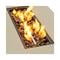 42 Inch 50K BTU Iron Liquid Propane Fire Pit Table With Glass Stones (SAK63845) - Saksby Wholesale - Pit Details