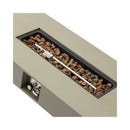 42 Inch 50K BTU Iron Liquid Propane Fire Pit Table With Glass Stones (SAK63845) - Saksby Wholesale - Stone Details