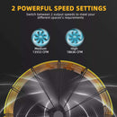 42" Heavy Duty Metal Industrial Dual Speed Air Circulation Drum Fan (SAK85191) SAKSBY - Speed Settings View