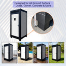 42-Inch One-Person Portable Outdoor Toilet Cabin - Saksby Wholesale - Ground Surface