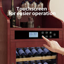43-Bottle Freestanding Low Noise Wine Cooler Cabinet (SAK56084) - Saksby Wholesale - Lifestyle Touch Operation