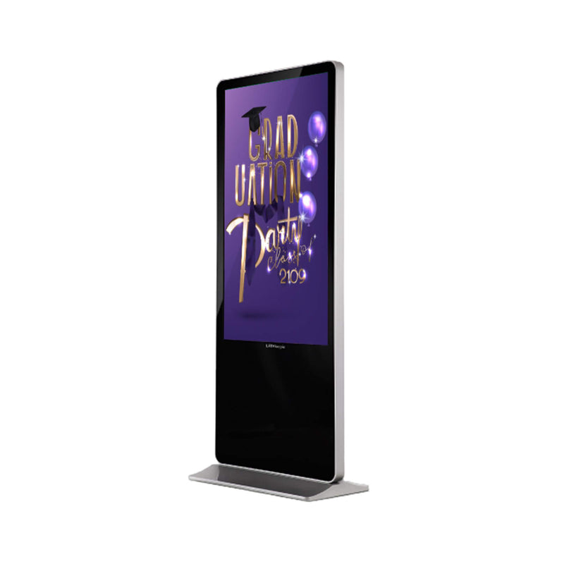 43 Inch Ultra High Resolution Vertical Freestanding Digital Kiosk With LED Display (SAK65871) - Saksby Wholesale - White Background