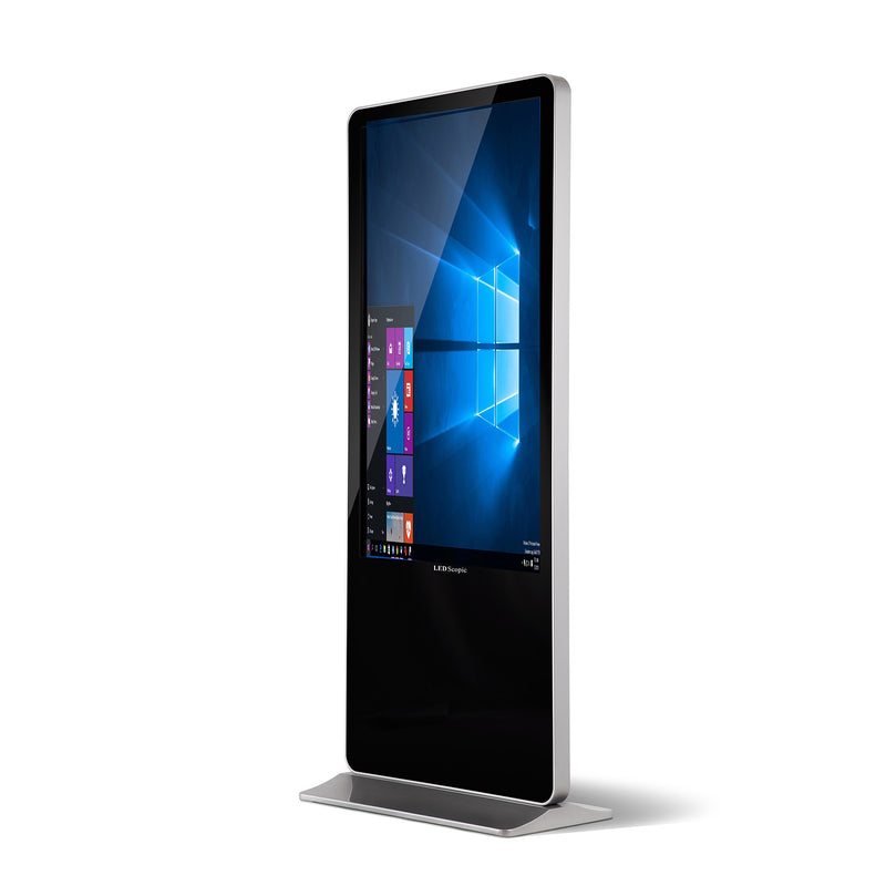 43 Inch Ultra High Resolution Vertical Freestanding Digital Kiosk With LED Display (SAK65871) - Saksby Wholesale - With Screnn Display