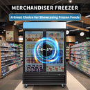 44.7 Cu.Ft Commercial Glass Door Merchandiser Freezer With LED Display (SAK39478) - Saksby Wholesale - Cooling Capacity