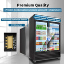44.7 Cu.Ft Double-Door Commercial Display Merchandising Refrigerator (SAK54692) - Saksby Wholesale - Construction  Features