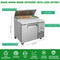 44 Inch Commercial Pizza Prep Table With a Built-In 11 Cu.Ft. Refrigerator (SAK09621) - Saksby Wholesale - Dimensions and Features