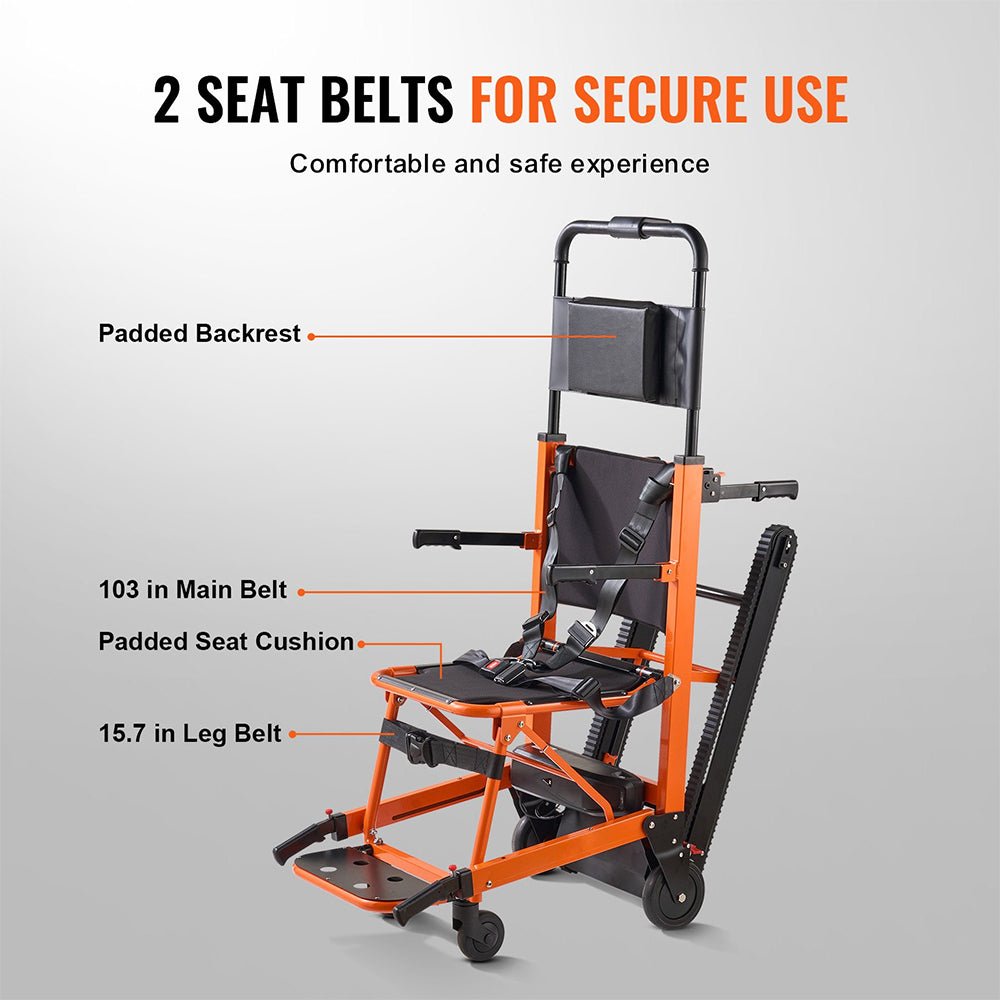 450LBS Heavy Duty Electric Portable Stair Climbing Machine For Home, Elderly And Disabled (SAK41685) - SAKSBY.com - Stairlifts & Elevators - SAKSBY.com