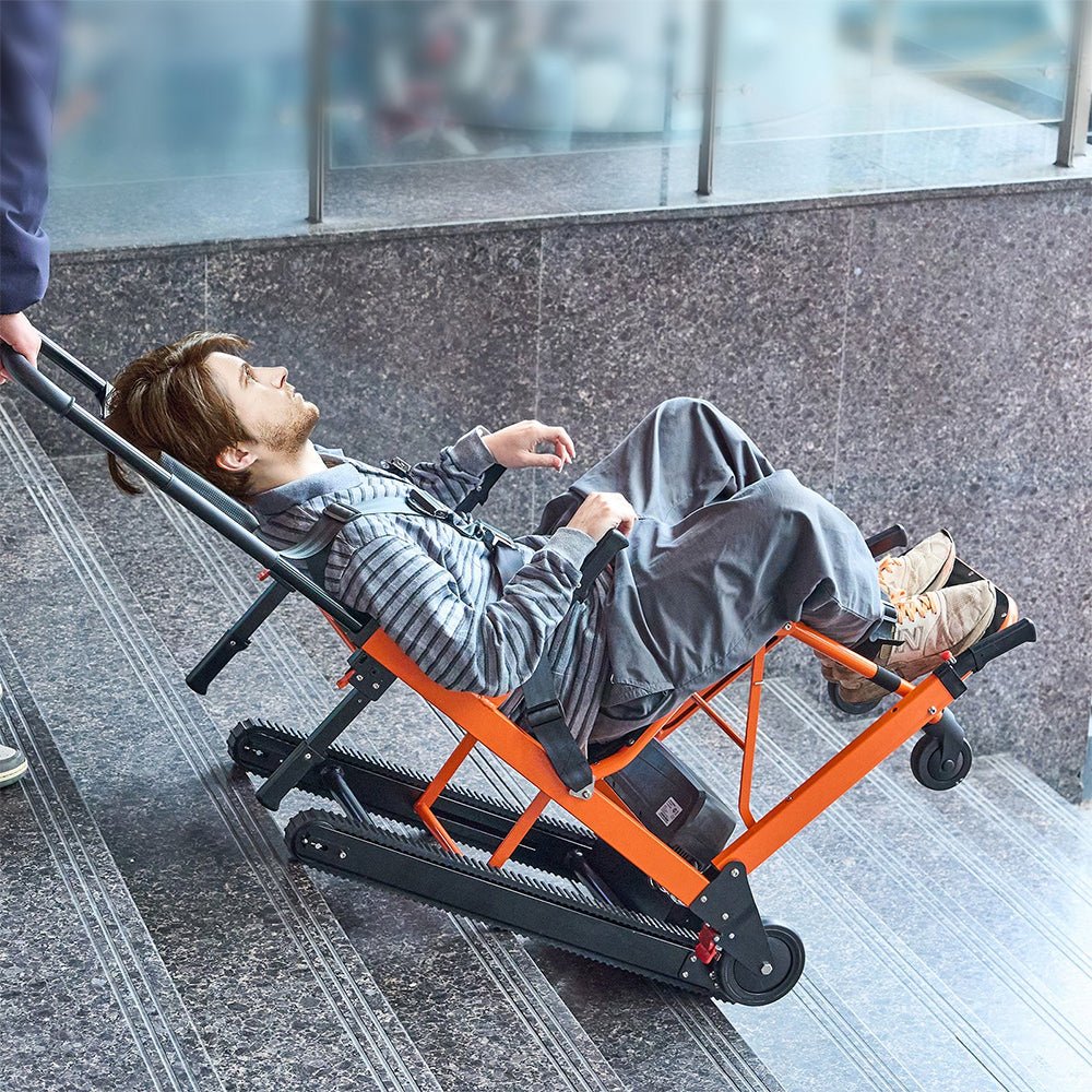 450LBS Heavy Duty Electric Portable Stair Climbing Machine For Home, Elderly And Disabled (SAK41685) - SAKSBY.com - Stairlifts & Elevators - SAKSBY.com