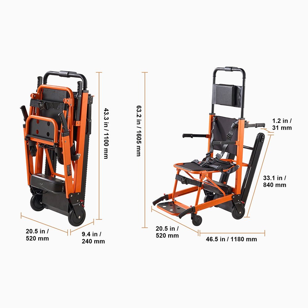 450LBS Heavy Duty Electric Portable Stair Climbing Machine For Home, Elderly And Disabled (SAK41685) - SAKSBY.com - Stairlifts & Elevators - SAKSBY.com