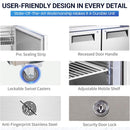 48-Inch 12.9 Cu.Ft Commercial Stainless Steel Sandwich Salad Prep Table Refrigerator (SAK19286) - Saksby Wholesale -Features View