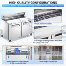 48-Inch 12.9 Cu.Ft Commercial Stainless Steel Sandwich Salad Prep Table Refrigerator (SAK19286) - Saksby Wholesale - Features View