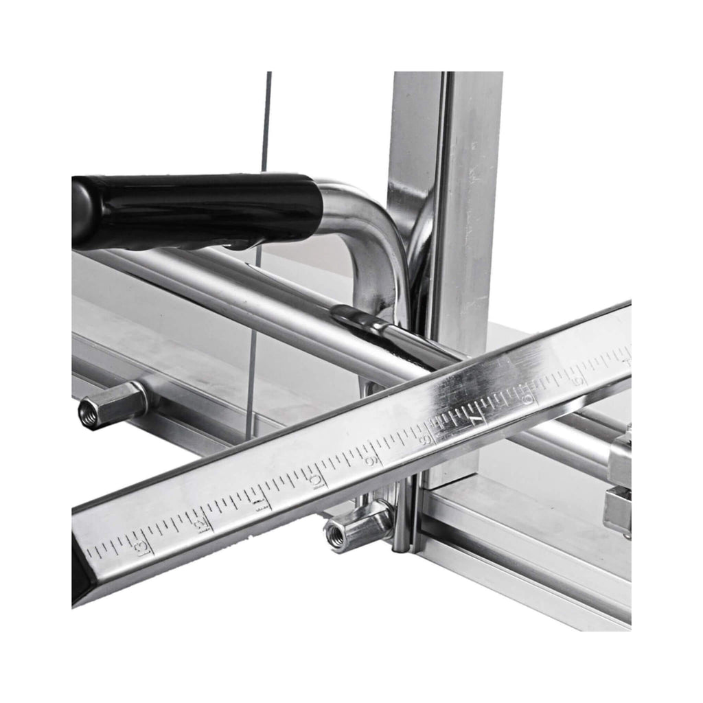 48-Inch Adjustable Portable Home Chainsaw Lumber Mill (SAK93688) - Saksby Wholesale - Measure Bar Close View