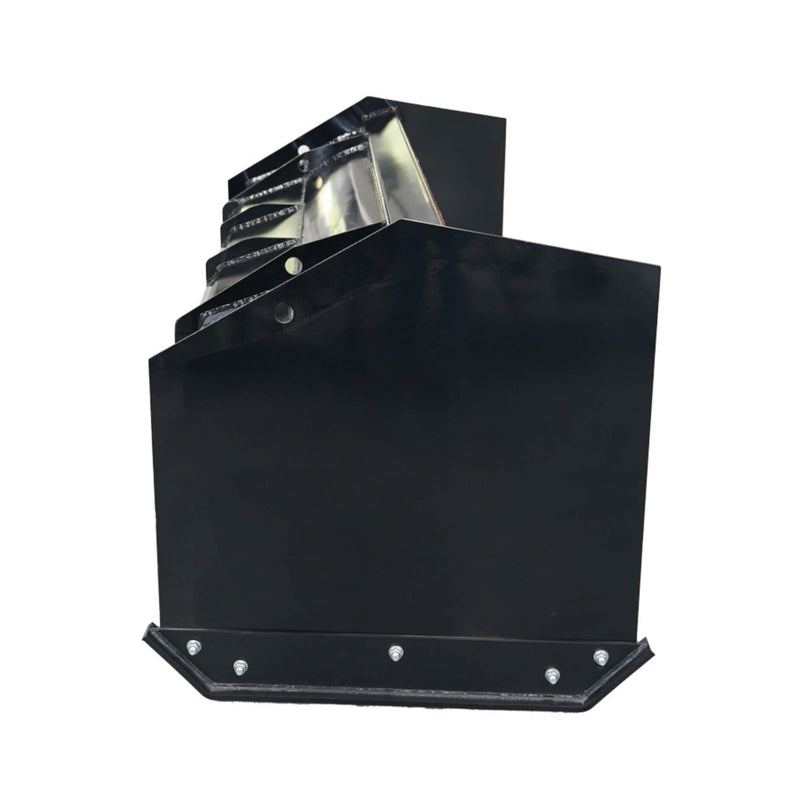 48-Inch Heavy Duty Universal Skid Steer Snow Pusher Attachment (SAK63418) - Saksby Wholesale - Side View
