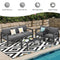 Premium Outdoor Aluminum Furniture Set For Backyard & Poolside, 4PCS (SAK73532) - Saksby Wholesale - Features View