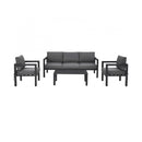 Premium Outdoor Aluminum Furniture Set For Backyard & Poolside, 4PCS (SAK73532) - Saksby Wholesale - Front View