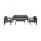 Premium Outdoor Aluminum Furniture Set For Backyard & Poolside, 4PCS (SAK73532) - Saksby Wholesale - Front View