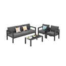 4pcs Outdoor Furniture Set For Backyard Poolside SAK73532 Saksby - Combination 4