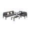 4pcs Outdoor Furniture Set For Backyard Poolside SAK73532 Saksby - Combination 4