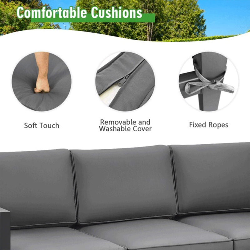 4pcs Outdoor Furniture Set For Backyard Poolside Sak73532 Saksby - Comfortable Cushions