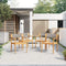 5-Piece Acacia Wooden Outdoor Furniture Patio Set With Dining Chairs And Table (SAK70445) - Saksby Wholesale - Chairs Only