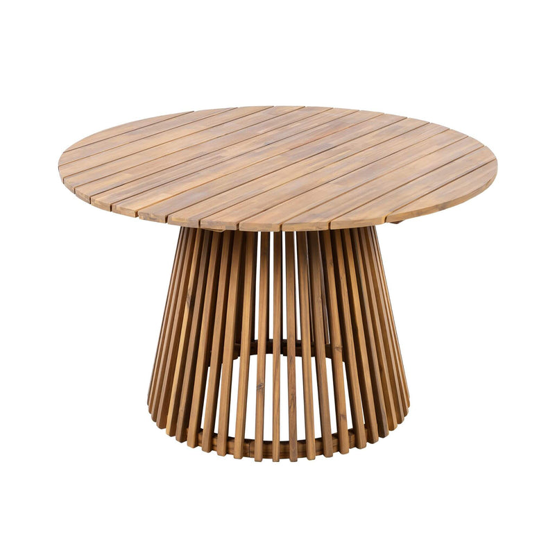 5-Piece Acacia Wooden Outdoor Furniture Patio Set With Dining Chairs And Table (SAK70445) - Saksby Wholesale - Front View Table
