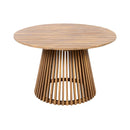5-Piece Acacia Wooden Outdoor Furniture Patio Set With Dining Chairs And Table (SAK70445) - Saksby Wholesale - Table Top View 