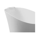 51-Inch Solid Surface Oval Freestanding Bathtub With Seat And Headrest (SAK61983) - Saksby Wholesale - Headrest View