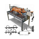 52-Inch Stainless Steel Charcoal Rotisserie Spit Roaster With Wind Shield (SAK37482)  - Saksby Wholesale -  With Accessories View