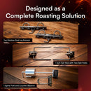 52-Inch Stainless Steel Charcoal Rotisserie Spit Roaster With Wind Shield (SAK37482)  - Saksby Wholesale -  Features  View
