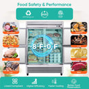 54-Inch 49 Cu.Ft Commercial 6-Shelves Stainless Steel Reach-In Freezer (SAK10247) - Saksby Wholesale - Features