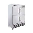 54-Inch 49 Cu.Ft Commercial 6-Shelves Stainless Steel Reach-In Freezer (SAK10247) - Saksby Wholesale - Side View
