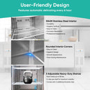 54-Inch 49 Cu.Ft Commercial 6-Shelves Stainless Steel Reach-In Freezer (SAK10247) - Saksby Wholesale - User-Friendly Design