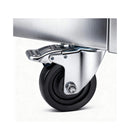 54-Inch 49 Cu.Ft Commercial 6-Shelves Stainless Steel Reach-In Freezer (SAK10247) - Saksby Wholesale - Wheel View