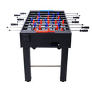 54-Inch Hurricane Light Cherry Foosball Table With Accessories Black (SAK38651) - Saksby Wholesale -Side View