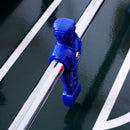 54-Inch Hurricane Light Cherry Foosball Table With Accessories (SAK38651) - Saksby Wholesale - Blue Player