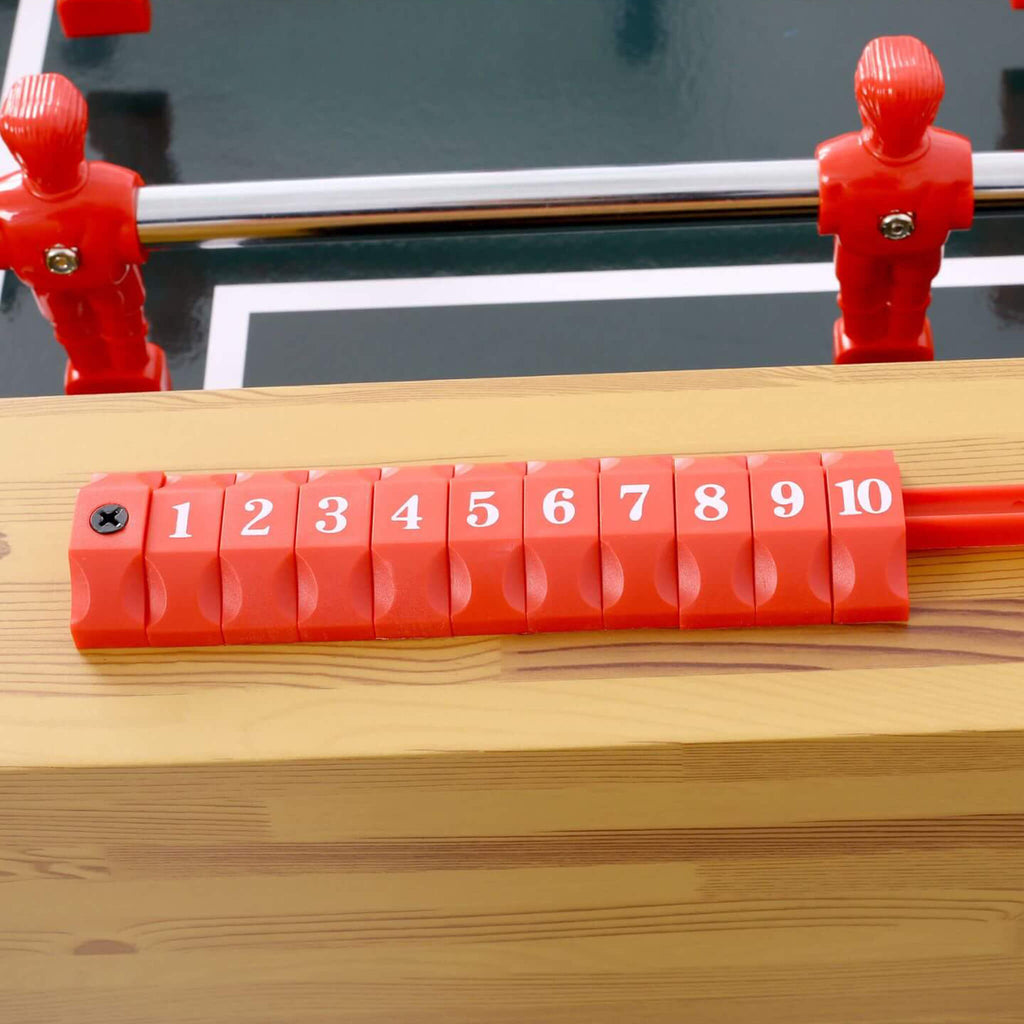 54-Inch Hurricane Light Cherry Foosball Table With Accessories (SAK38651) - Saksby Wholesale - Numbers View