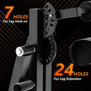 550LBS Adjustable Lower Body Leg Extension And Curl Machine (SAK16390) - Saksby Wholesale - For Legs