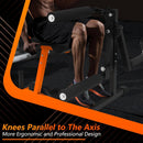 550LBS Adjustable Lower Body Leg Extension And Curl Machine (SAK16390) - Saksby Wholesale - Knees Parallel