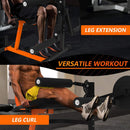 550LBS Adjustable Lower Body Leg Extension And Curl Machine (SAK16390) - Saksby Wholesale - Lifestyle Image For Legs