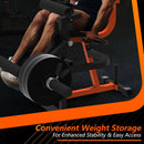 550LBS Adjustable Lower Body Leg Extension And Curl Machine (SAK16390) - Saksby Wholesale - Weight Storage